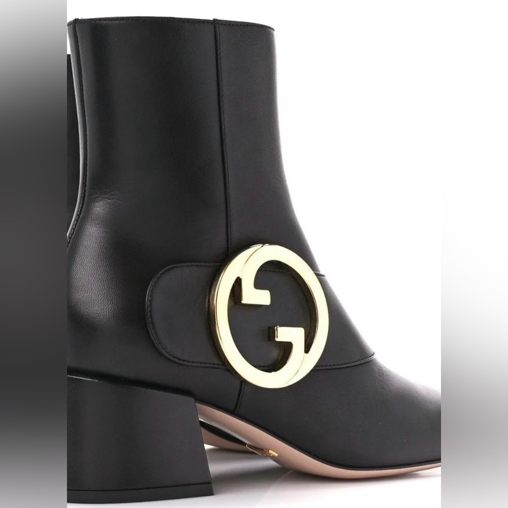Gucci Malaga Kid GG Blondie 55mm Ankle Boots Size 38.5 from Gucci Store